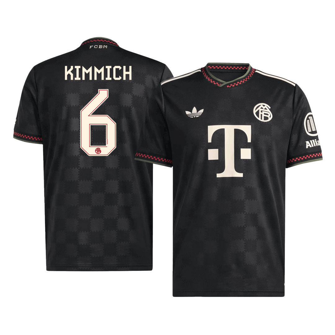 KIMMICH #6 Bayern Munich Tredje Champions League Herrer Fan-drakt 2025/26