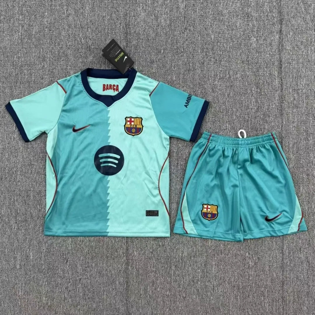Barcelona Tredje Barn Drakt + Shorts 2026/27