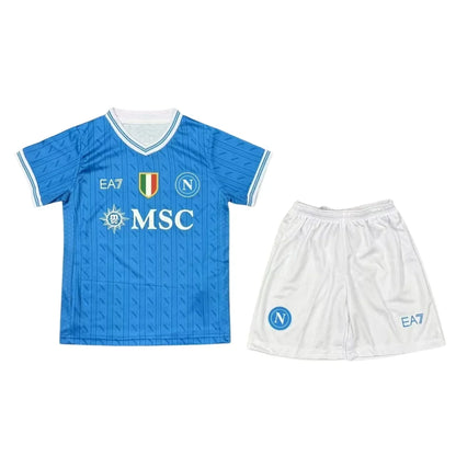 Napoli Hjemme Barn Drakt + Shorts 2025/26