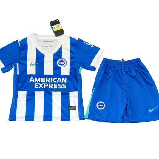 Brighton & Hove Albion Hjemme Barn Drakt + Shorts 2025/26