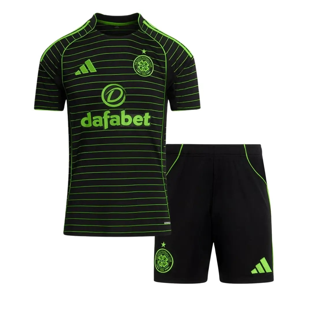 Celtic Borte Barn Drakt + Shorts 2025/26