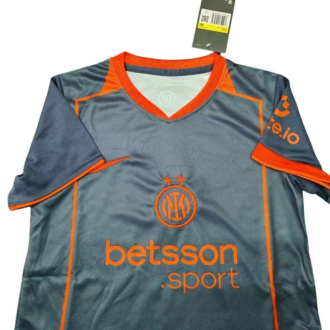 Inter Milan Tredje s Barn Drakt + Shorts 2025/26
