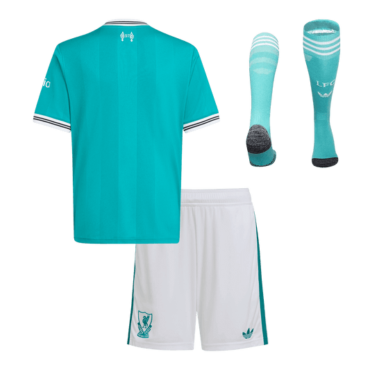 Liverpool Tredje Barn Draktsett 2025/26 – Trøye + Shorts + Strømper