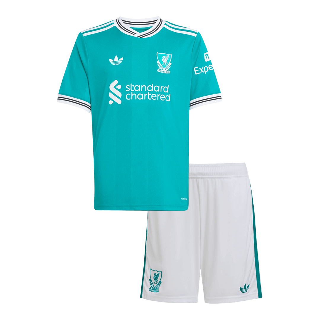 Liverpool Tredje Barn Drakt + Shorts 2025/26