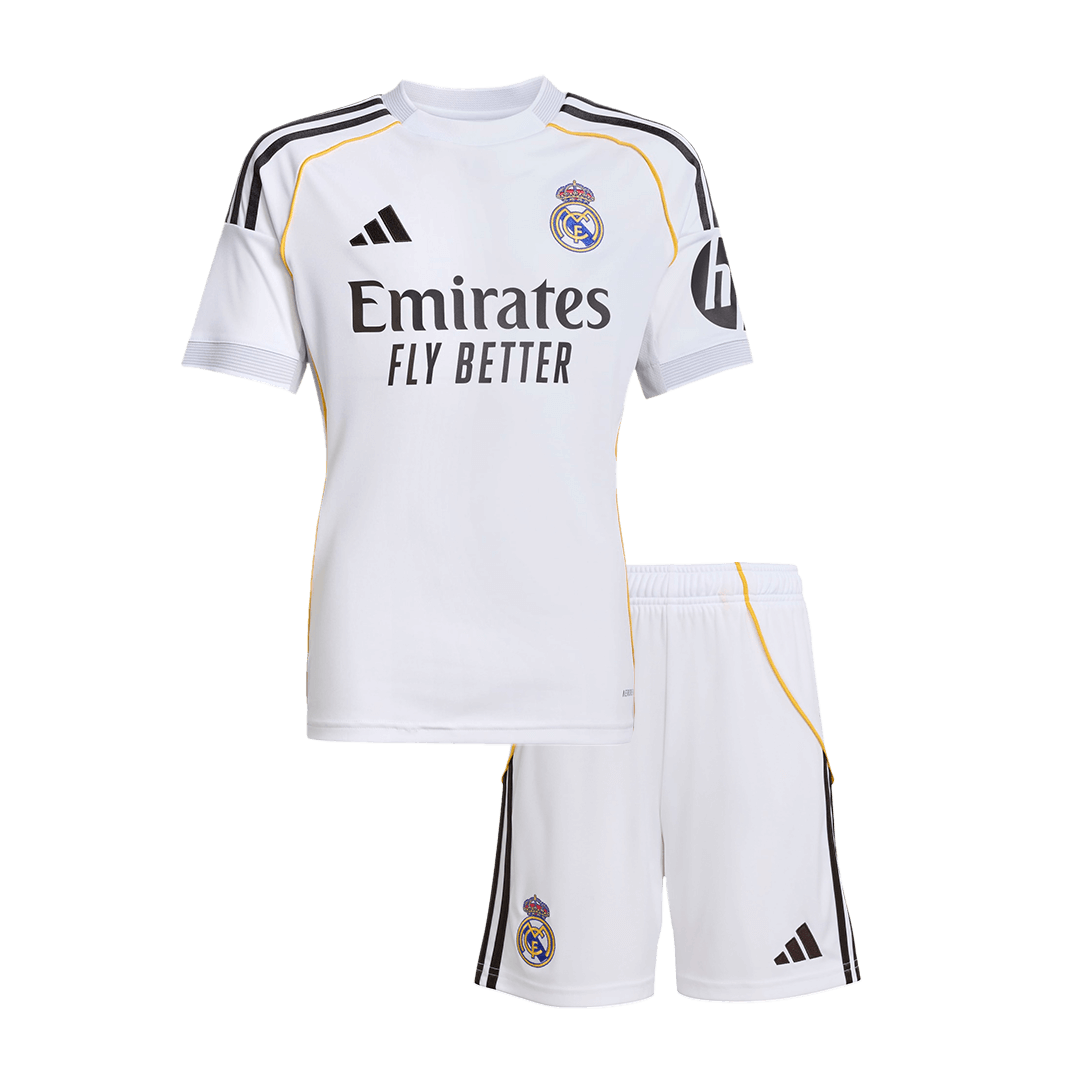 Real Madrid Hjemme Barn Drakt + Shorts 2025/26