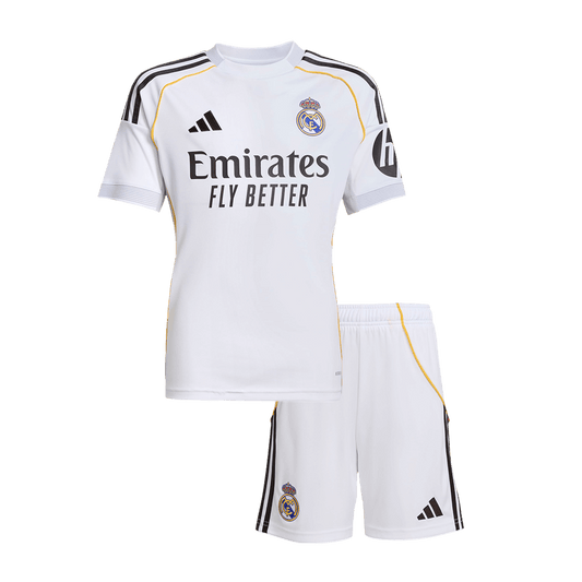 Real Madrid Hjemme Barn Drakt + Shorts 2025/26