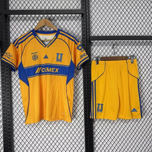 Tigres UANL Hjemme Barn Drakt + Shorts 2025/26
