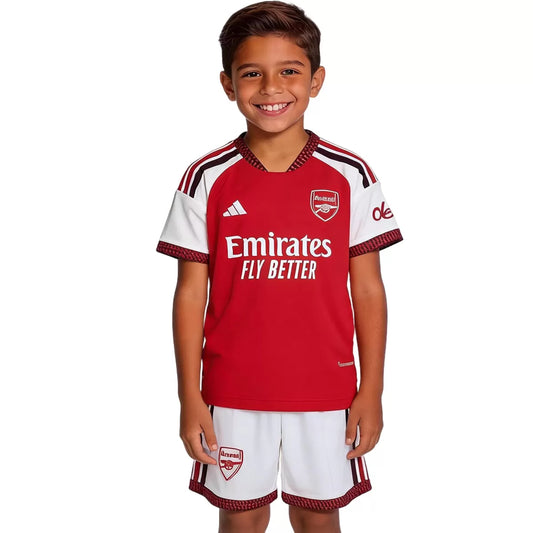 CHAMPIONS #26 Arsenal Hjemme Barn Drakt + Shorts 2026/27