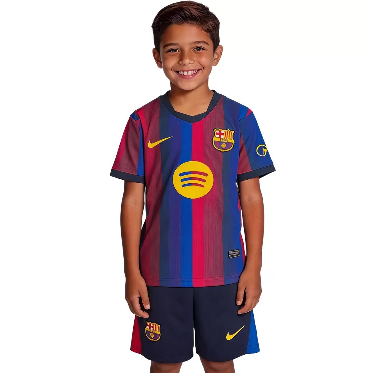 Barcelona Hjemme Barn Drakt + Shorts 2026/27