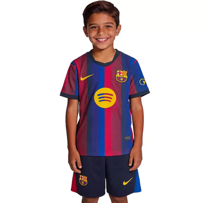 Barcelona Hjemme Barn Drakt + Shorts 2026/27