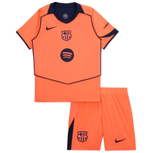 Barcelona Tredje Barn Drakt + Shorts 2025/26