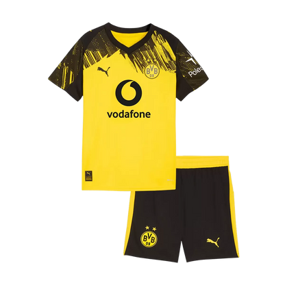 Borussia Dortmund Hjemme Barn Drakt + Shorts 2025/26