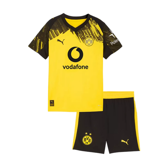 Borussia Dortmund Hjemme Barn Drakt + Shorts 2025/26