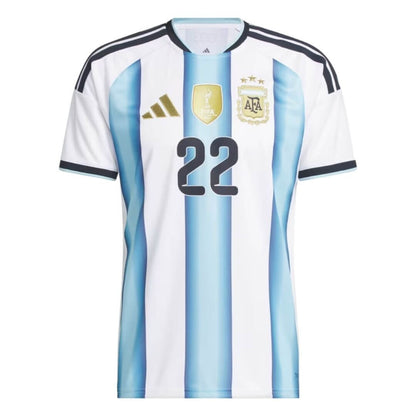 Argentina Hjemme Herrer Fan-drakt L.MARTÍNEZ #22 – VM 2026