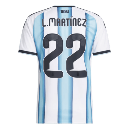 Argentina Hjemme Herrer Fan-drakt L.MARTÍNEZ #22 – VM 2026