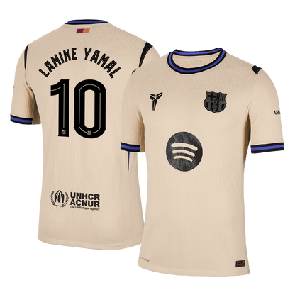 LAMINE YAMAL #10 Barcelona Borte UCL Herrer Matchdrakt 2025/26