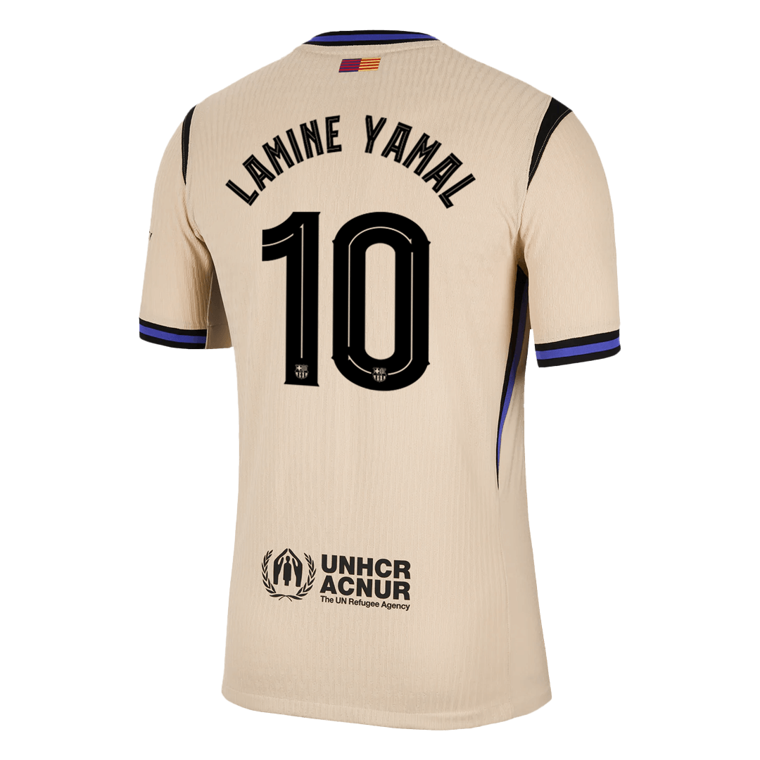 LAMINE YAMAL #10 Barcelona Borte UCL Herrer Matchdrakt 2025/26