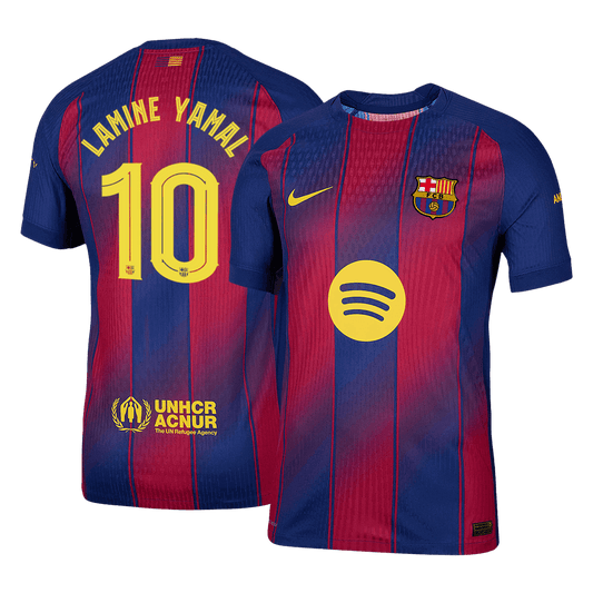 LAMINE YAMAL #10 Barcelona Hjemme UCL Herrer Matchdrakt 2025/26