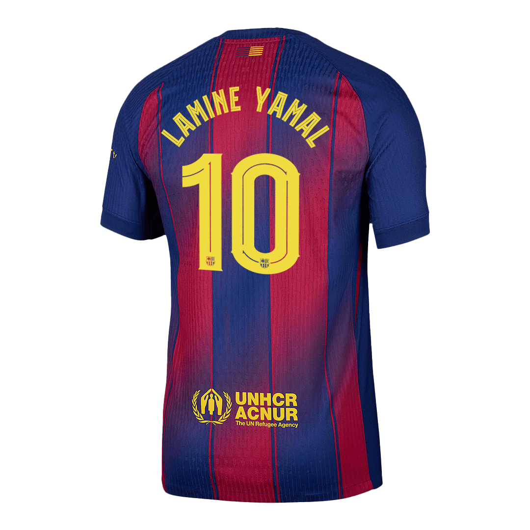 LAMINE YAMAL #10 Barcelona Hjemme UCL Herrer Matchdrakt 2025/26