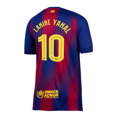 LAMINE YAMAL #10 Barcelona Hjemme UCL Herrer Fan-drakt 2025/26