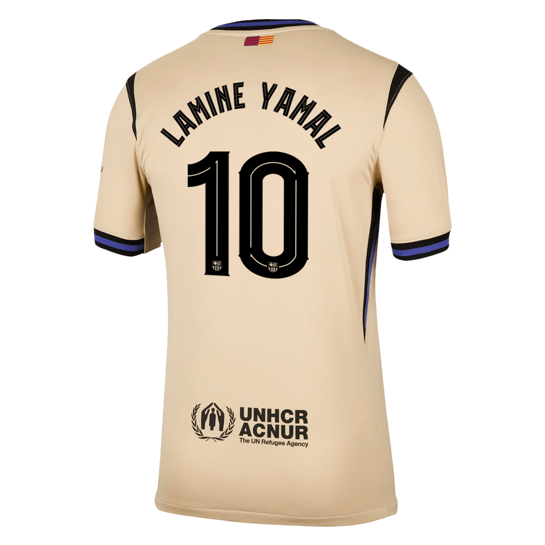 LAMINE YAMAL #10 Barcelona Borte 's - UCL Herrer Fan-drakt 2025/26