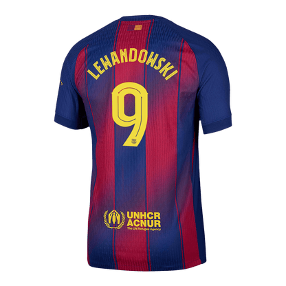 LEWANDOWSKI #9 Barcelona Hjemme UCL Herrer Matchdrakt 2025/26