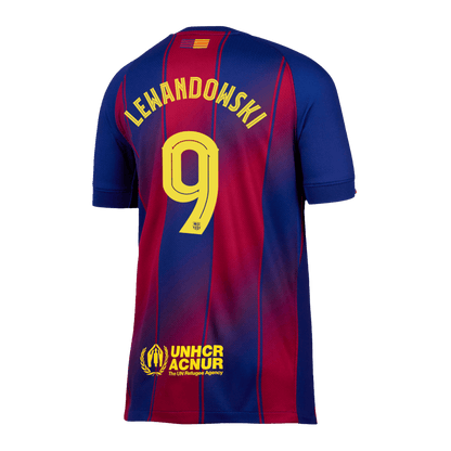 LEWANDOWSKI #9 Barcelona Hjemme UCL Herrer Fan-drakt 2025/26