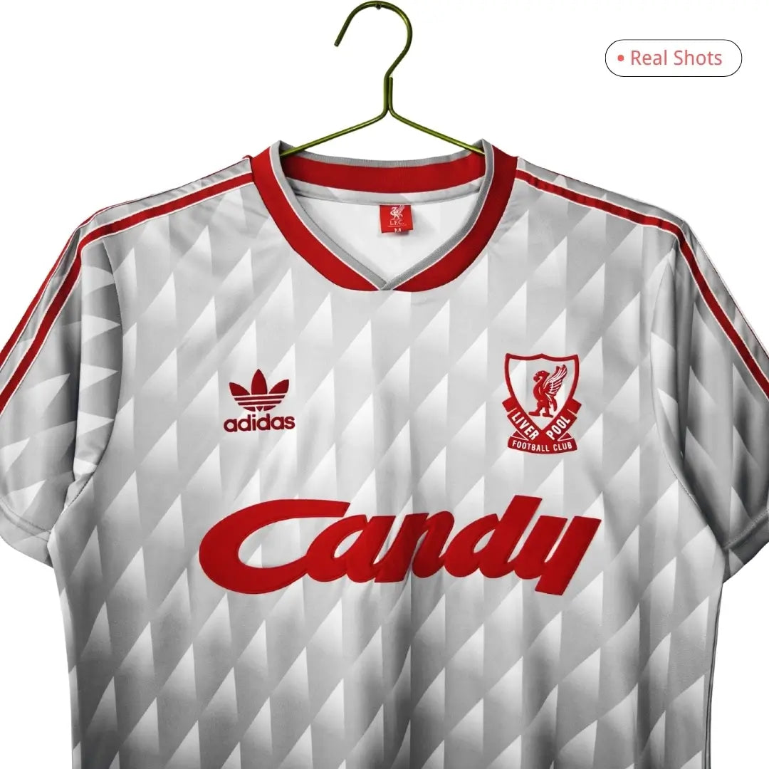 Liverpool 1989/91 Borte Retro drakt