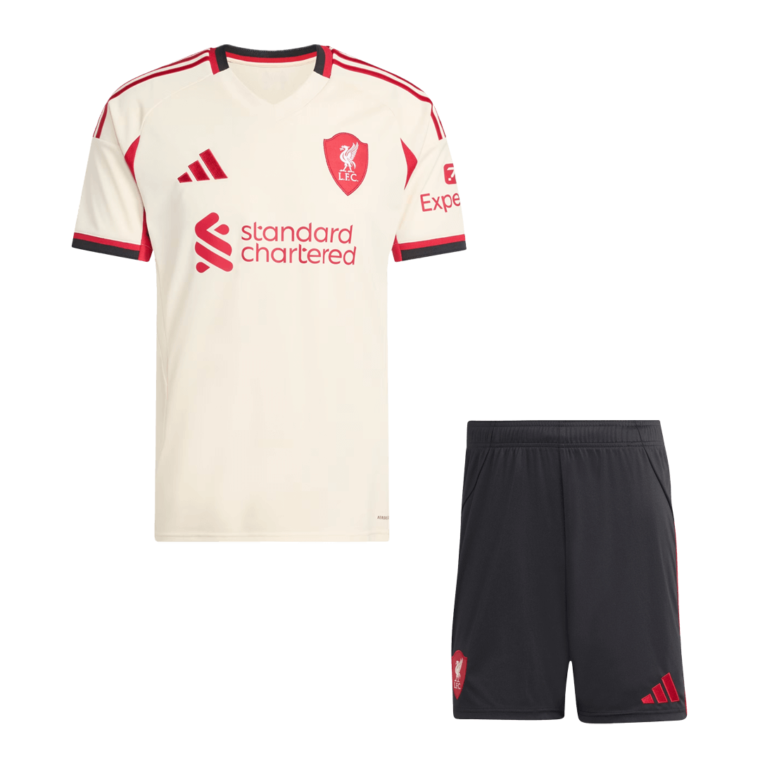 Liverpool Borte Herrer Drakt + Shorts 2025/26