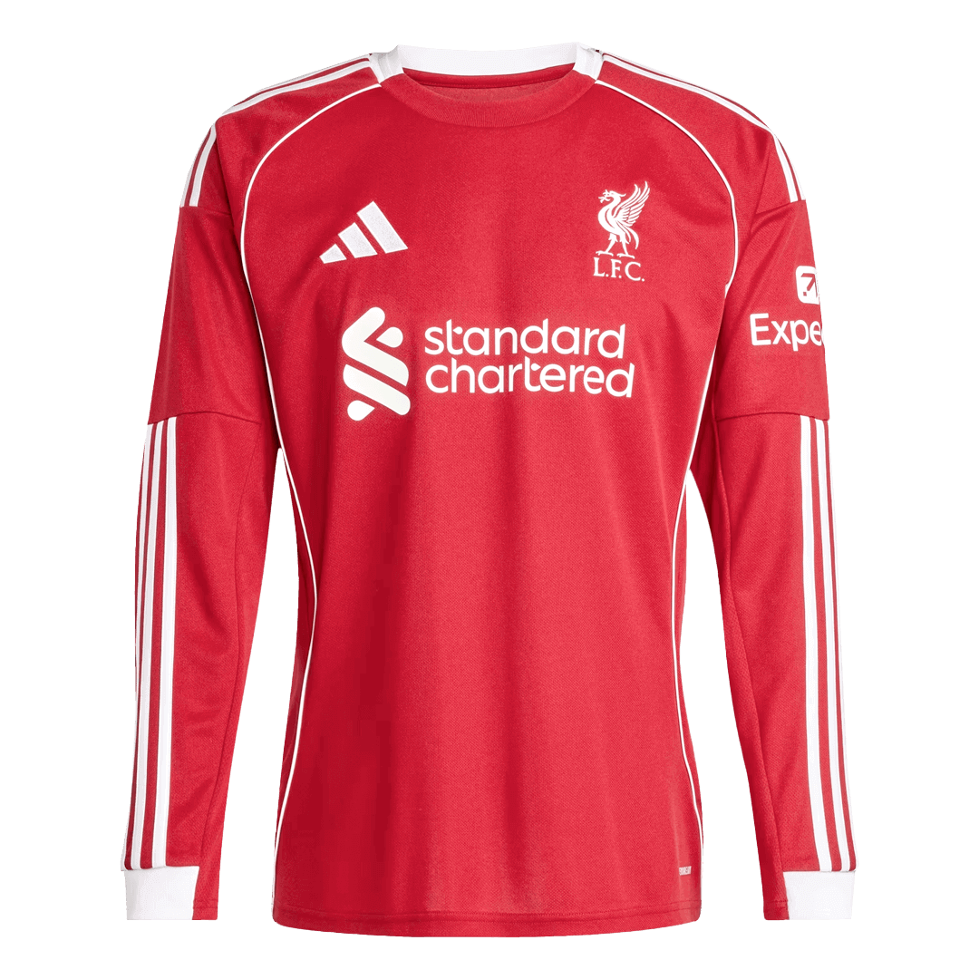 Liverpool Hjemme Herrer Fan-drakt 2025/26 Langermet