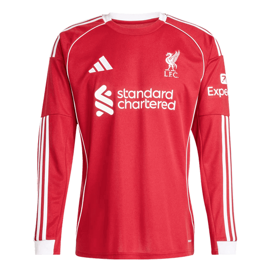 Liverpool Hjemme Herrer Fan-drakt 2025/26 Langermet