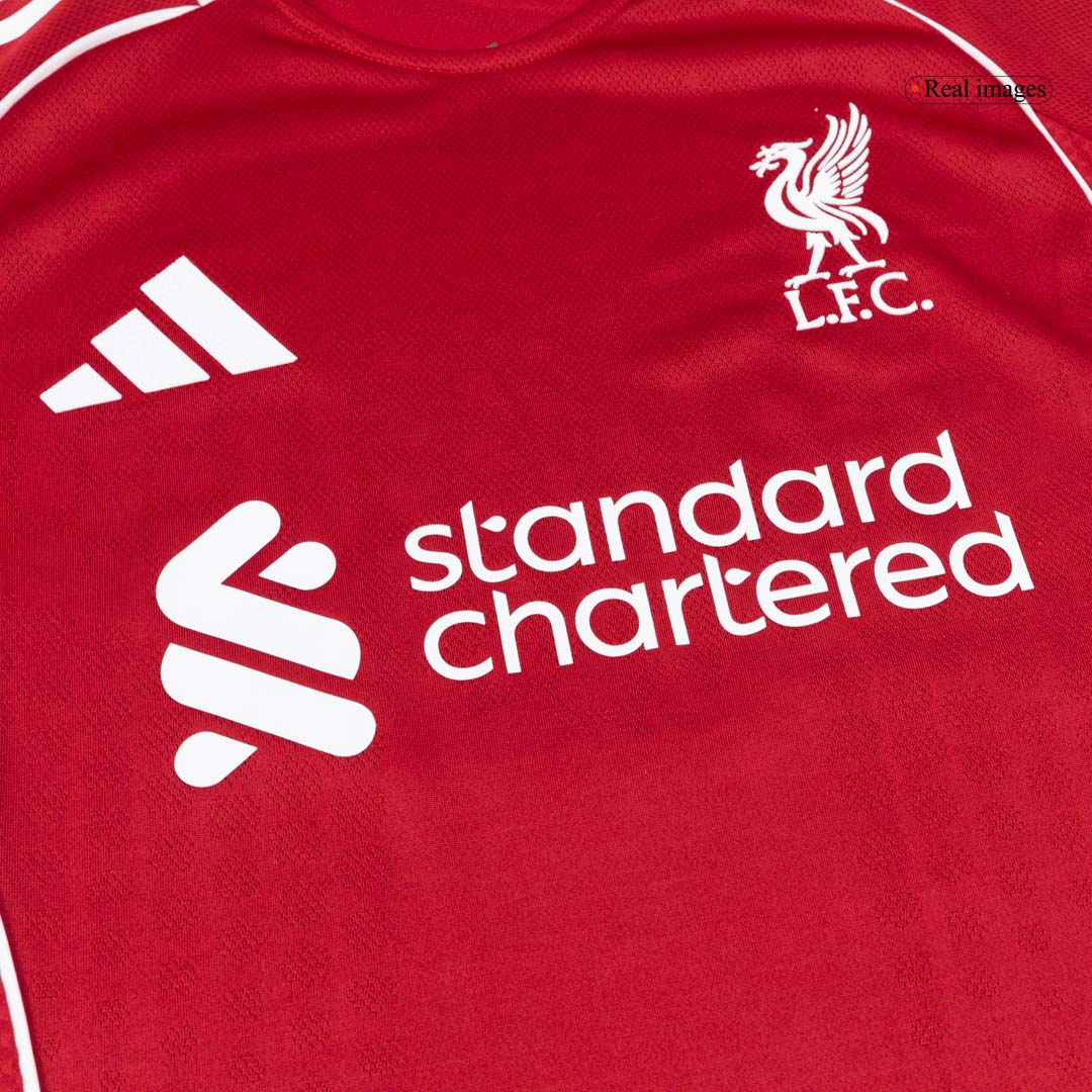 M.SALAH #11 Liverpool Hjemme Herrer Matchdrakt 2025/26