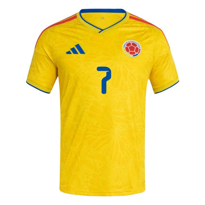 Colombia Hjemme Herrer Fan-drakt Luis Díaz #7 – VM 2026