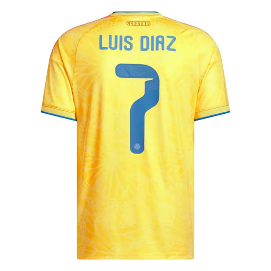 Colombia Hjemme Herrer Fan-drakt Luis Díaz #7 – VM 2026