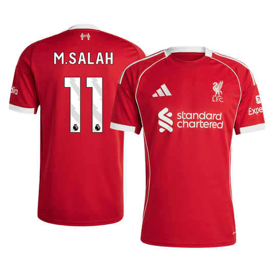 M.SALAH #11 Liverpool Hjemme Herrer Fan-drakt 2025/26
