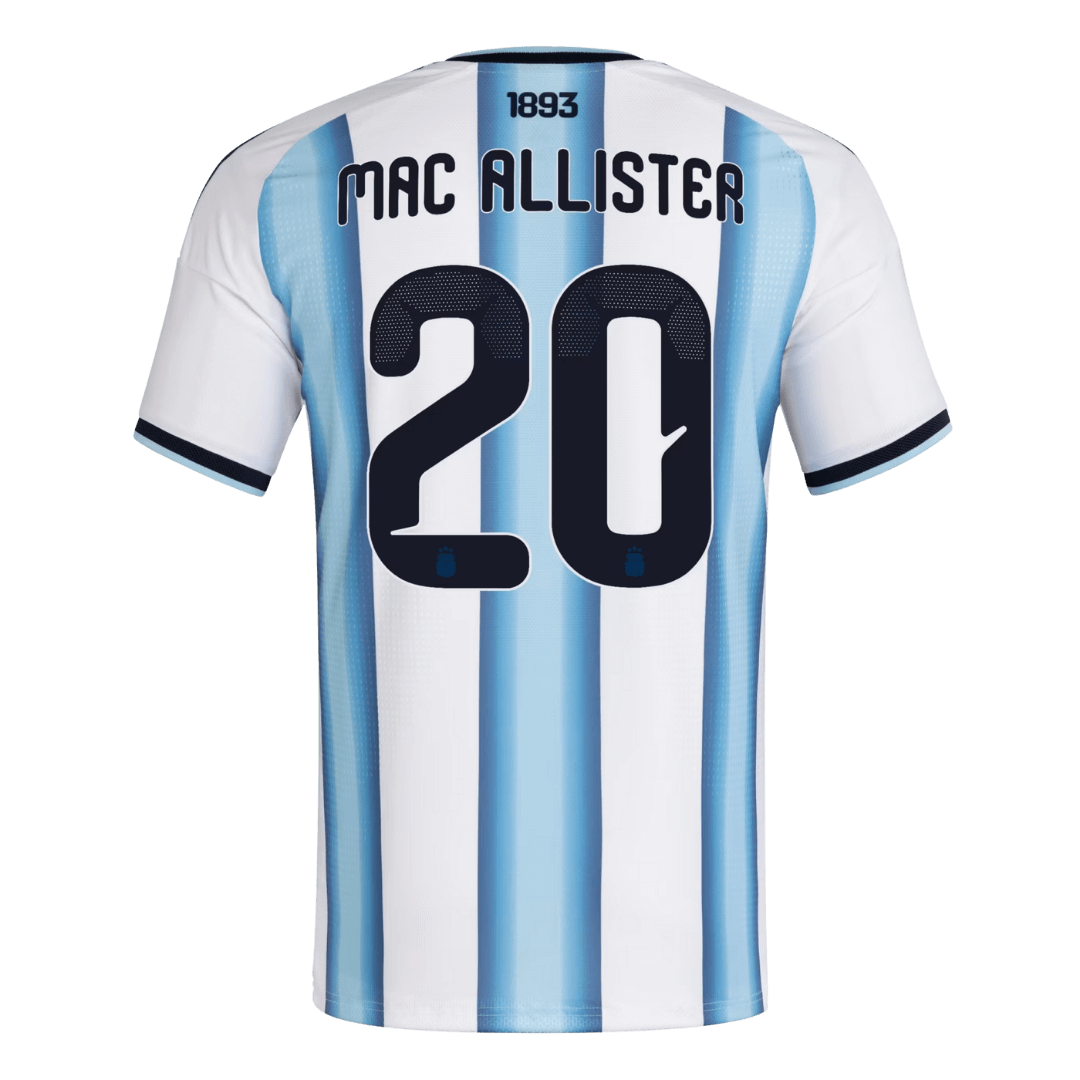 Argentina Hjemme Herrer Matchdrakt MAC ALLISTER #20 – VM 2026