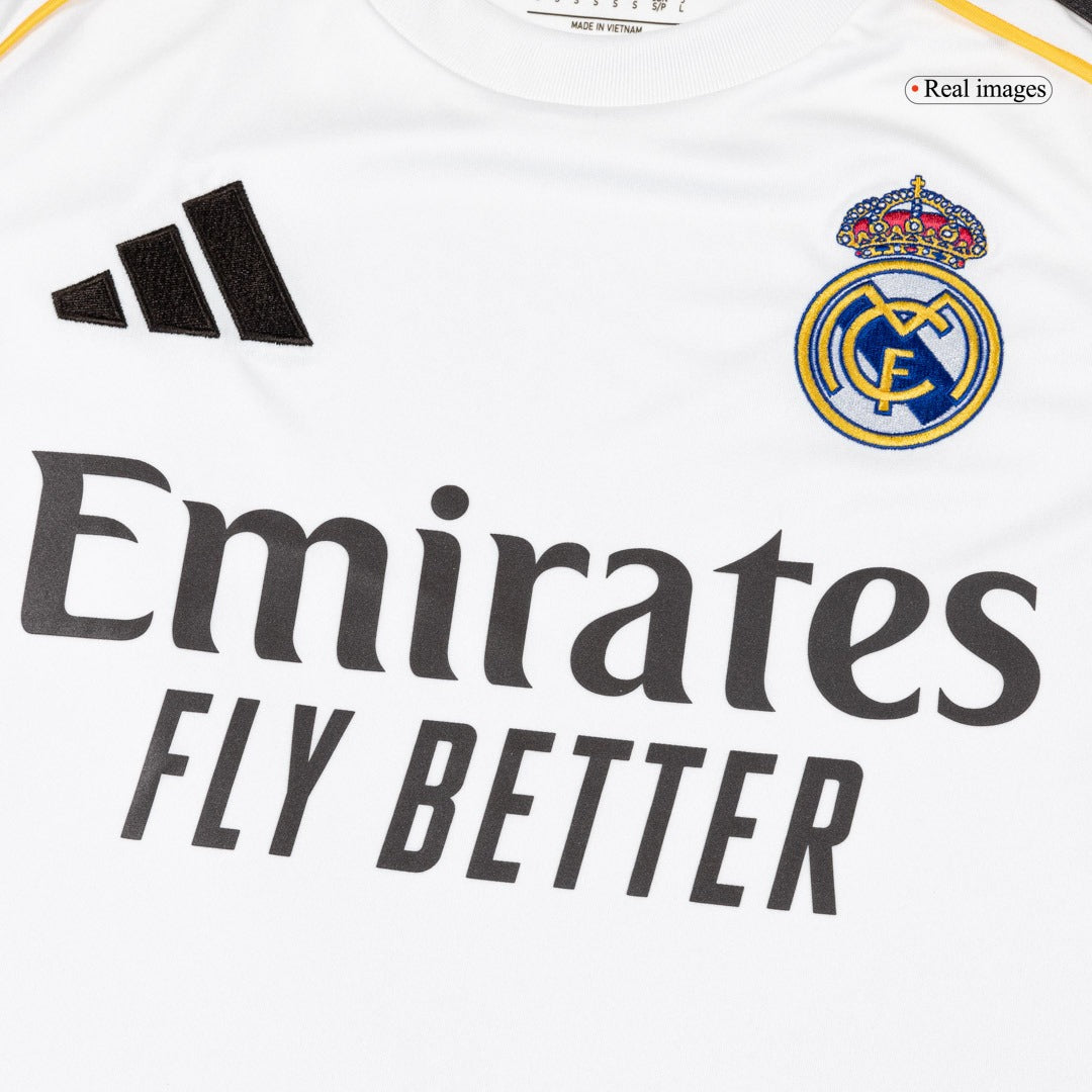 MBAPPÉ #9 Real Madrid Hjemme Hvit Herrer Fan-drakt 2025/26