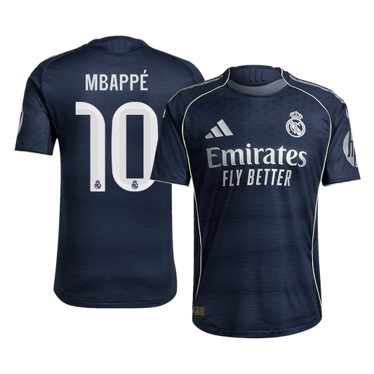 MBAPPÉ #10 Real Madrid Borte Herrer Matchdrakt 2025/26