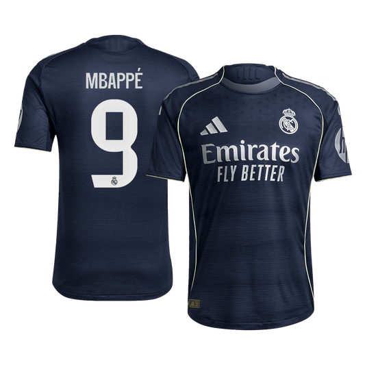 MBAPPÉ #9 Real Madrid Borte Herrer Matchdrakt 2025/26