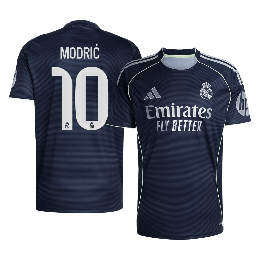 Real Madrid Borte MODRIĆ #10 Herrer Fan-drakt 2025/26