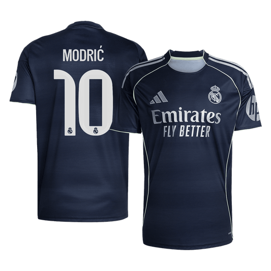 Real Madrid Borte MODRIĆ #10 Herrer Fan-drakt 2025/26