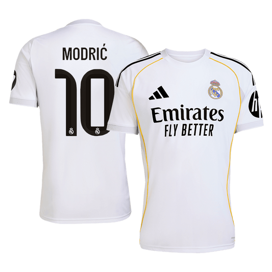 Real Madrid Hjemme MODRIĆ #10 Herrer Fan-drakt 2025/26