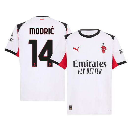 AC Milan Borte MODRIĆ #14 Herrer Fan-drakt 2025/26