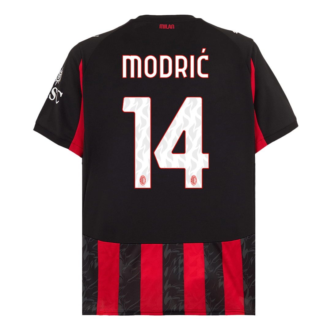 AC Milan Hjemme MODRIĆ #14 Herrer Fan-drakt 2025/26