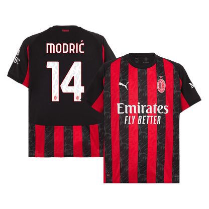 AC Milan Hjemme MODRIĆ #14 Herrer Fan-drakt 2025/26