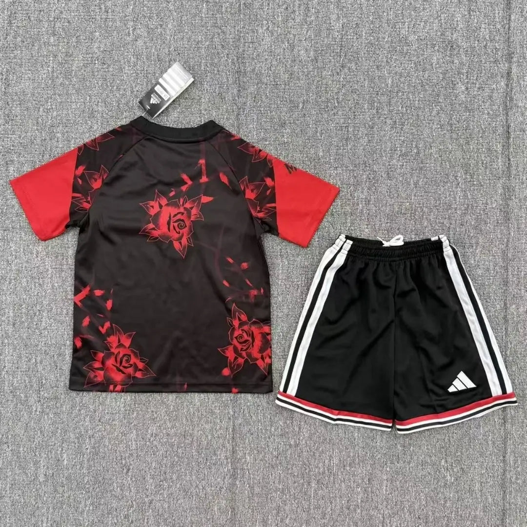 Manchester United Rose Oppvarming Barn Drakt + Shorts 2026/27