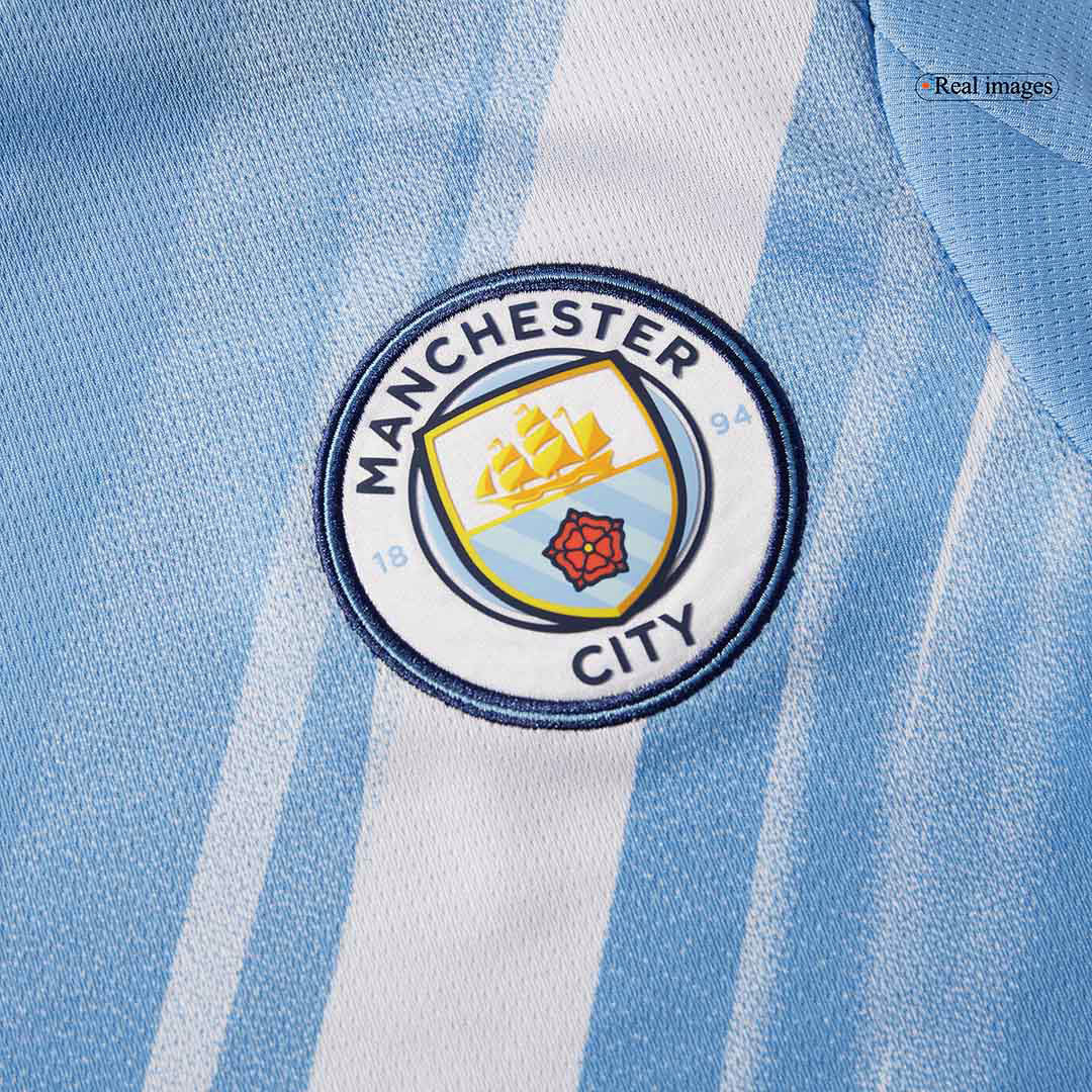 DE BRUYNE #17 Manchester City Hjemme Herrer Fan-drakt 2025/26