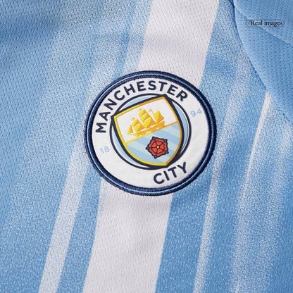 DE BRUYNE #17 Manchester City Hjemme Herrer Fan-drakt 2025/26