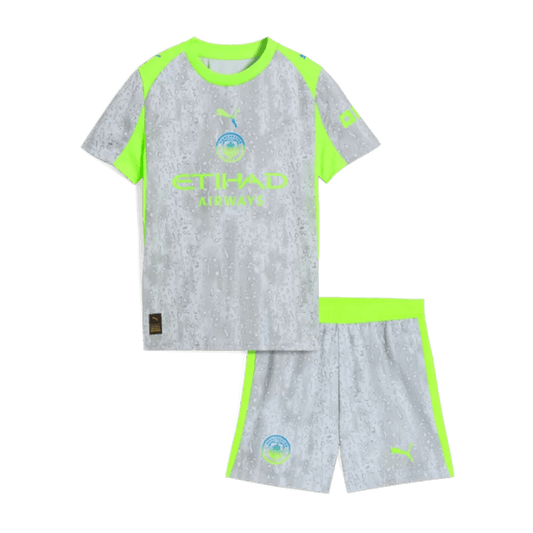 Manchester City Tredje Barn Drakt + Shorts 2025/26
