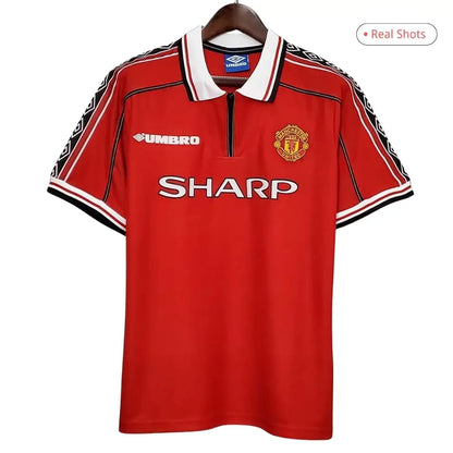 Manchester United 1998/99 Hjemme Retro drakt